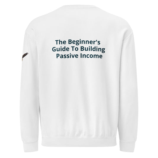 Unisex garment-dyed fleece crewneck sweatshirt