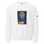 Unisex garment-dyed fleece crewneck sweatshirt