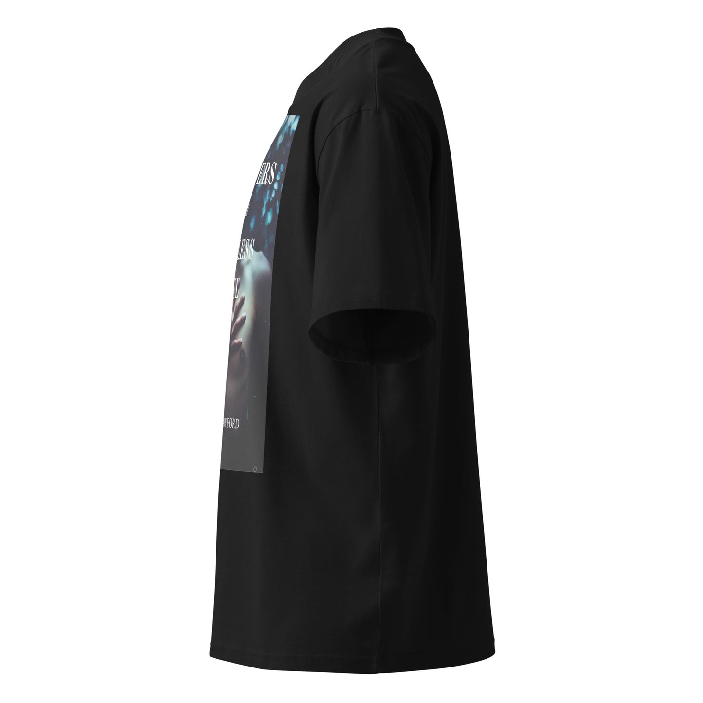 Unisex organic oversized high neck t-shirt