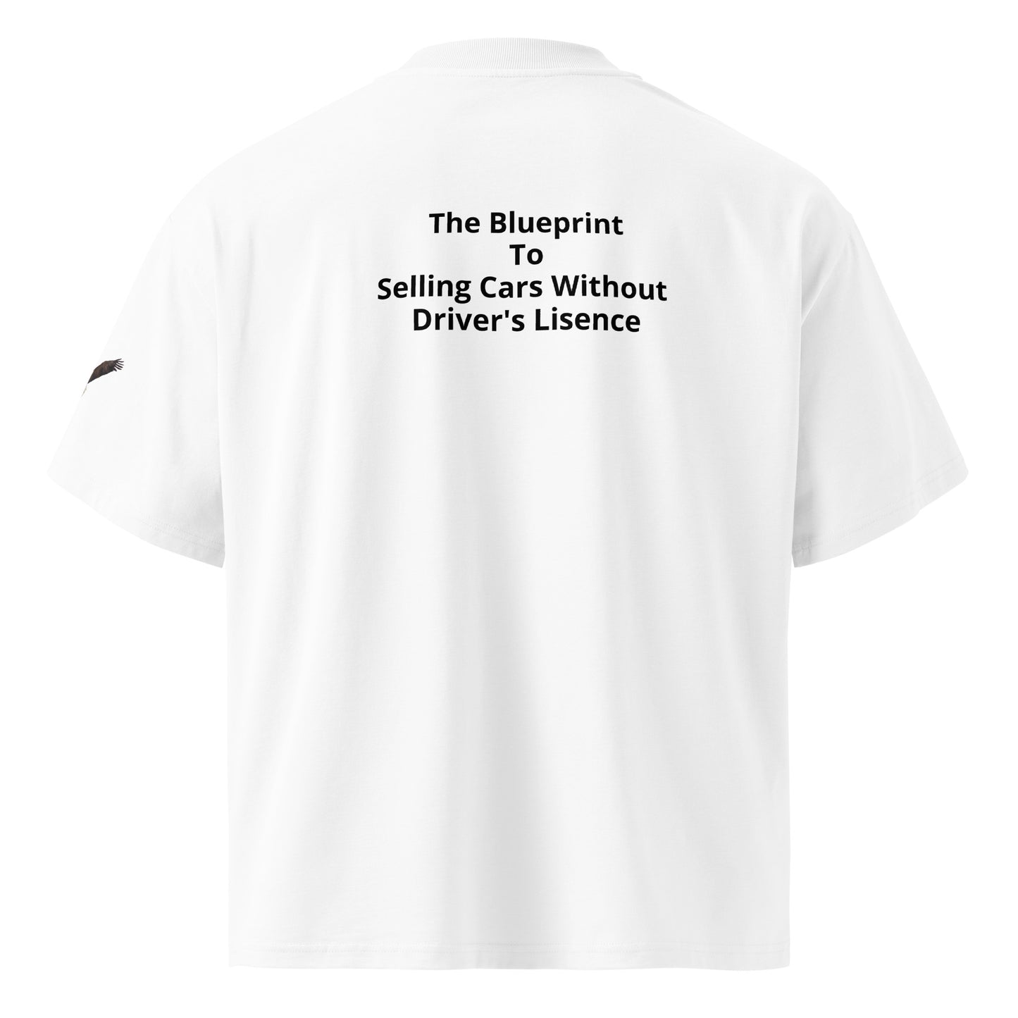 Unisex organic oversized high neck t-shirt