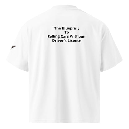 Unisex organic oversized high neck t-shirt