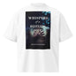 Unisex organic oversized high neck t-shirt
