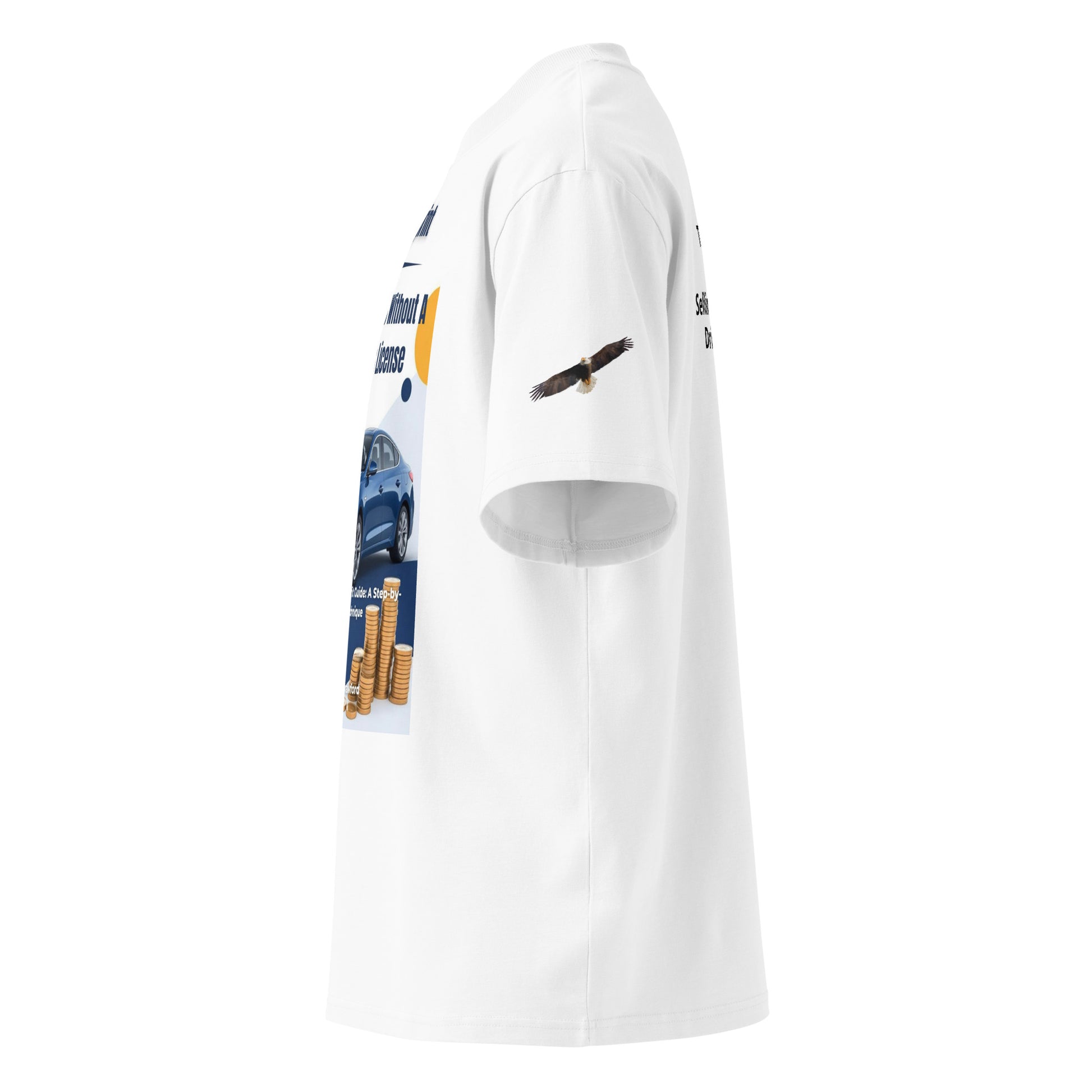 Unisex organic oversized high neck t-shirt